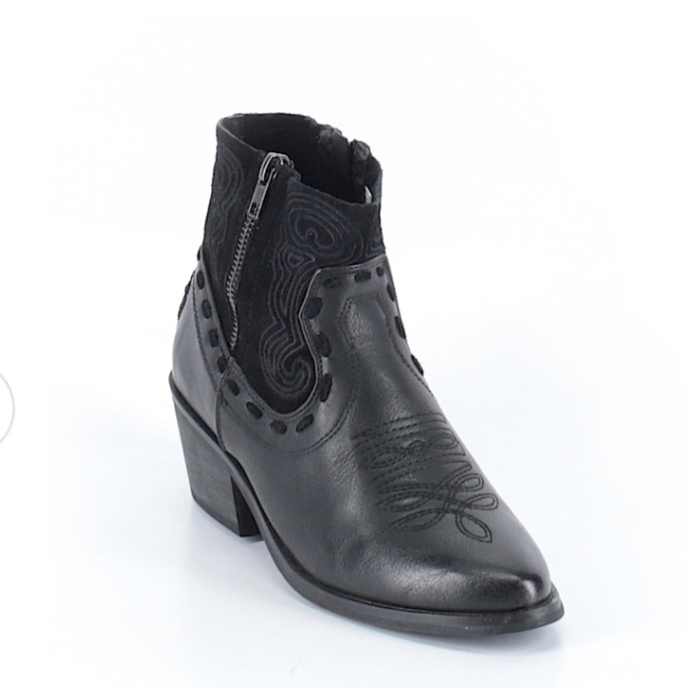 Coolway Ankle Boots Black Solid Shoes Size 10